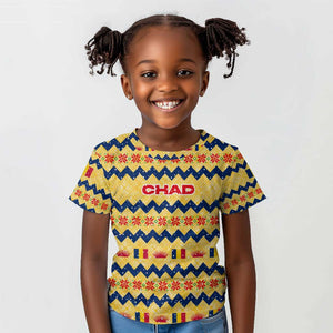 Chad Christmas Kid T shirt National Coat of Arms, and Festive Motif - African Pride