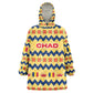 Chad Christmas Kid Wearable Blanket Hoodie National Coat of Arms, and Festive Motif - African Pride
