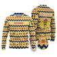 Chad Christmas Ugly Christmas Sweater National Coat of Arms, and Festive Motif - African Pride