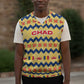 Chad Christmas Knitted V-Neck Vest National Coat of Arms, and Festive Motif - African Pride
