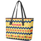 Chad Christmas Leather Tote Bag National Coat of Arms, and Festive Motif - African Pride