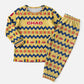 Chad Christmas Pajama Set National Coat of Arms, and Festive Motif - African Pride