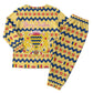Chad Christmas Pajama Set National Coat of Arms, and Festive Motif - African Pride