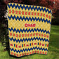 Chad Christmas Quilt National Coat of Arms, and Festive Motif - African Pride