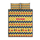 Chad Christmas Quilt Bed Set National Coat of Arms, and Festive Motif - African Pride