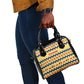 Chad Christmas Shoulder Handbag National Coat of Arms, and Festive Motif - African Pride
