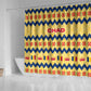 Chad Christmas Shower Curtain National Coat of Arms, and Festive Motif - African Pride
