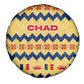 Chad Christmas Spare Tire Cover National Coat of Arms, and Festive Motif - African Pride
