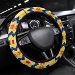 Chad Christmas Steering Wheel Cover National Coat of Arms, and Festive Motif - African Pride