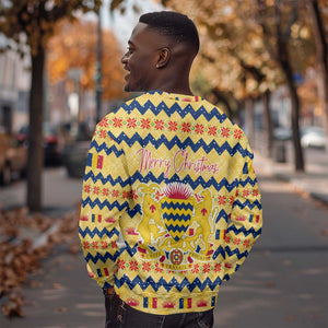 Chad Christmas Sweatshirt National Coat of Arms, and Festive Motif - African Pride