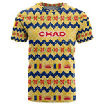 Chad Christmas T shirt National Coat of Arms, and Festive Motif - African Pride