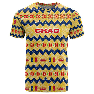 Chad Christmas T shirt National Coat of Arms, and Festive Motif - African Pride