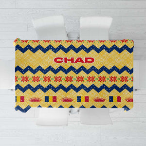Chad Christmas Tablecloth National Coat of Arms, and Festive Motif - African Pride