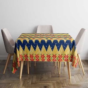 Chad Christmas Tablecloth National Coat of Arms, and Festive Motif - African Pride