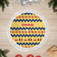 Chad Christmas Tree Skirt National Coat of Arms, and Festive Motif - African Pride