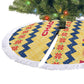 Chad Christmas Tree Skirt National Coat of Arms, and Festive Motif - African Pride