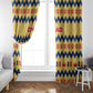 Chad Christmas Window Curtain National Coat of Arms, and Festive Motif - African Pride