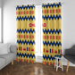 Chad Christmas Window Curtain National Coat of Arms, and Festive Motif - African Pride
