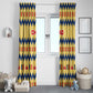 Chad Christmas Window Curtain National Coat of Arms, and Festive Motif - African Pride