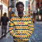 Chad Christmas Zip Hoodie National Coat of Arms, and Festive Motif - African Pride