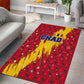 Chad Christmas Area Rug National Coat of Arms and Snowflake Accents - African Pride