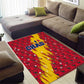Chad Christmas Area Rug National Coat of Arms and Snowflake Accents - African Pride