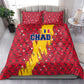 Chad Christmas Bedding Set National Coat of Arms and Snowflake Accents - African Pride