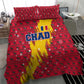 Chad Christmas Bedding Set National Coat of Arms and Snowflake Accents - African Pride