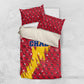Chad Christmas Bedding Set National Coat of Arms and Snowflake Accents - African Pride