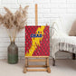 Chad Christmas Canvas Wall Art National Coat of Arms and Snowflake Accents - African Pride