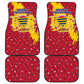 Chad Christmas Car Mats National Coat of Arms and Snowflake Accents - African Pride
