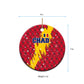 Chad Christmas Ceramic Ornament National Coat of Arms and Snowflake Accents - African Pride