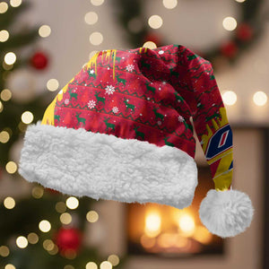 Chad Christmas Santa Hat National Coat of Arms and Snowflake Accents - African Pride