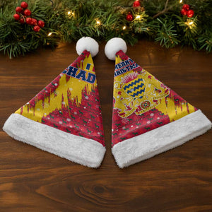 Chad Christmas Santa Hat National Coat of Arms and Snowflake Accents - African Pride