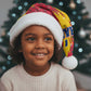Chad Christmas Santa Hat National Coat of Arms and Snowflake Accents - African Pride