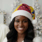 Chad Christmas Santa Hat National Coat of Arms and Snowflake Accents - African Pride