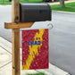 Chad Christmas Garden Flag National Coat of Arms and Snowflake Accents - African Pride
