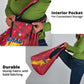Chad Christmas Grocery Bag National Coat of Arms and Snowflake Accents - African Pride
