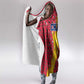 Chad Christmas Hooded Blanket National Coat of Arms and Snowflake Accents - African Pride