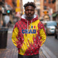 Chad Christmas Hoodie National Coat of Arms and Snowflake Accents - African Pride