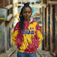 Chad Christmas Hoodie National Coat of Arms and Snowflake Accents - African Pride