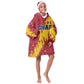 Chad Christmas Kid Wearable Blanket Hoodie National Coat of Arms and Snowflake Accents - African Pride