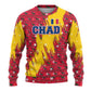 Chad Christmas Ugly Christmas Sweater National Coat of Arms and Snowflake Accents - African Pride