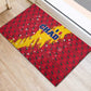 Chad Christmas Rubber Doormat National Coat of Arms and Snowflake Accents - African Pride