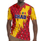 Chad Christmas Rugby Jersey National Coat of Arms and Snowflake Accents - African Pride