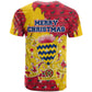 Chad Christmas T shirt National Coat of Arms and Snowflake Accents - African Pride