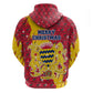Chad Christmas Zip Hoodie National Coat of Arms and Snowflake Accents - African Pride