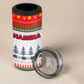 Namibia Christmas 4 in 1 Can Cooler Tumbler Coat of Arm National Flag Motif - African Pride