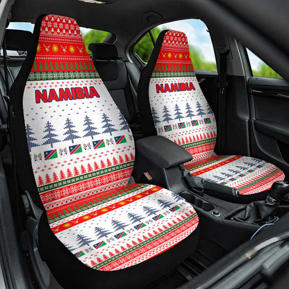 Namibia Christmas Car Seat Cover Coat of Arm National Flag Motif - African Pride