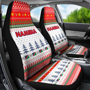 Namibia Christmas Car Seat Cover Coat of Arm National Flag Motif - African Pride